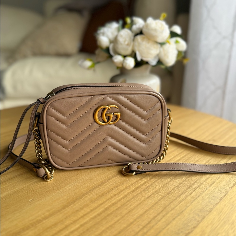 Gucci Marmont Camera Bag - Dusty Pink, like new!!